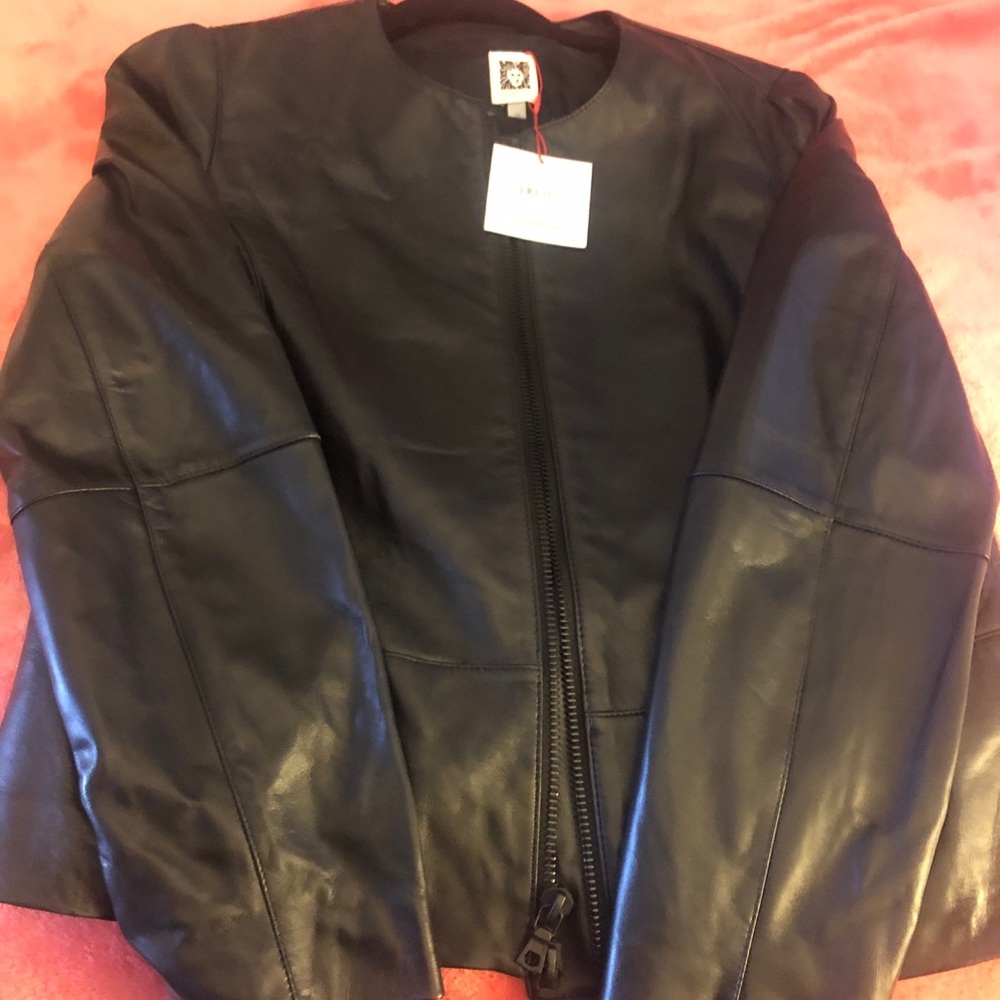 Brand new Anne Klein lightweight leather jacket